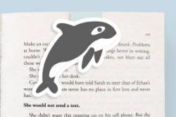 Picture of Orca (Killer Whale) Magnetic Bookmark (Jumbo)