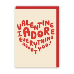 Picture of I Adore Everything About You Greeting Card