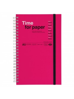 Picture of Time for paper Notebook Pink - A5