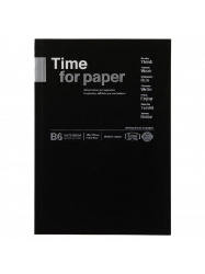 Picture of Time for paper Notebook Black - B6