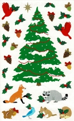 Picture of Mrs Grossman Stickers Woodland Christmas