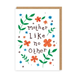 Picture of Mother Like No Other Floral Greeting Card