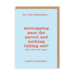 Picture of Do You Remember Pass The Parcel Greeting Card