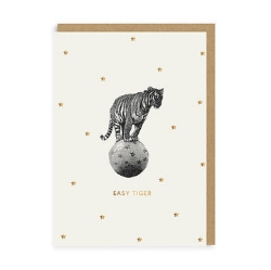 Picture of Mono Easy Tiger Greeting Card