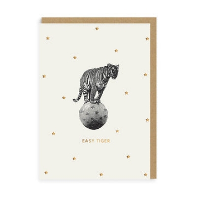 Picture of Mono Easy Tiger Greeting Card