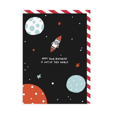 Picture of Out of this world Enamel Pin Card (A6)