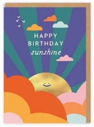 Picture of Happy Birthday Sunshine Greeting Card (A6)