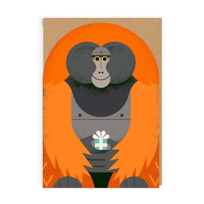 Picture of Birthday Orangutan Greeting Card