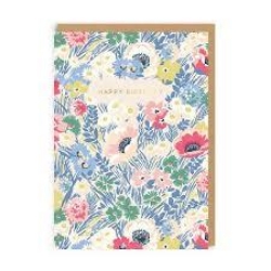 Picture of Happy Birthday Meadow Floral Greeting Card