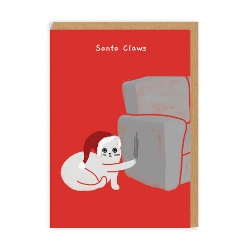 Picture of Santa Claws Greeting Card (A6)