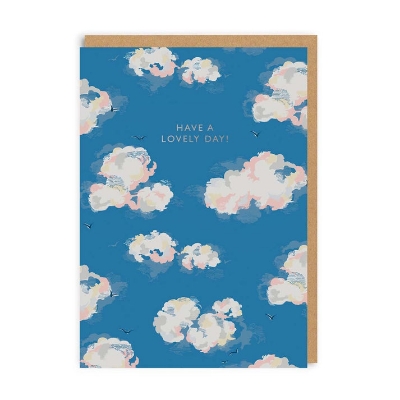 Picture of Have A Lovely Day Clouds Greeting Card