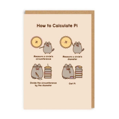 Picture of How To Calculate Pi Greeting Card