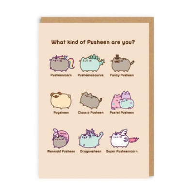 Picture of What Kind Of Pusheen Are You? Greeting Card