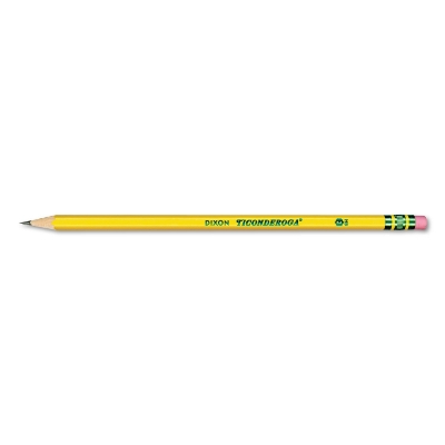 Picture of TICONDEROGA Pencils, #2 HB Soft, Pre-Sharpened with Eraser