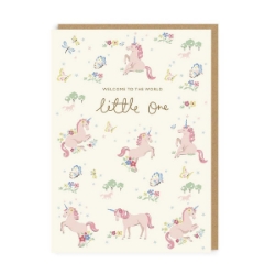 Picture of Hello Little One (Unicorn) Greeting Card (A6)