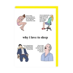 Picture of Why I Love to GB Sleep GreetingCard