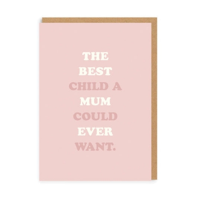 Picture of The Best Child Greeting Card