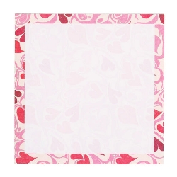 Picture of Marble Heart Red Sticky Notes