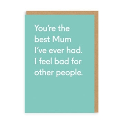 Picture of Youre The BestGB Mum lye Ever HadGreeting Card