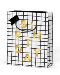 Picture of Large Birthday Grid Gift Bag