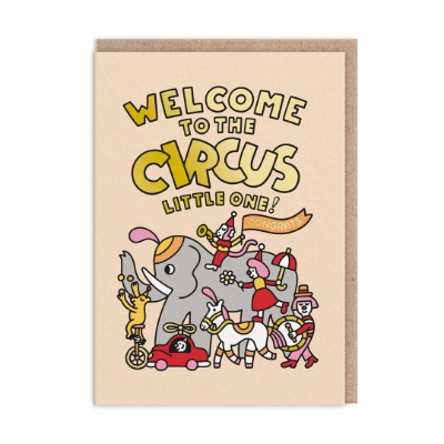 Picture of Welcome To The Circus New Baby Card