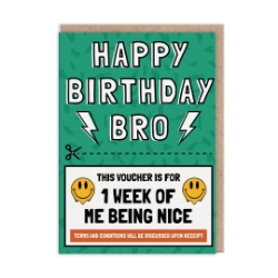 Picture of Nice For A Week Brother Birthday Card