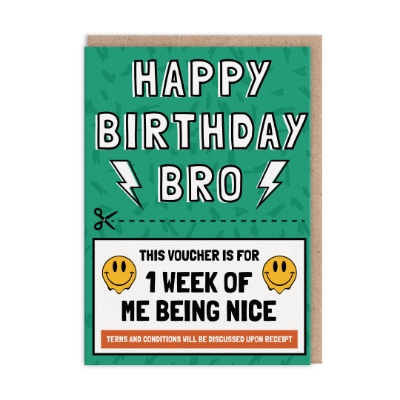 Picture of Nice For A Week Brother Birthday Card