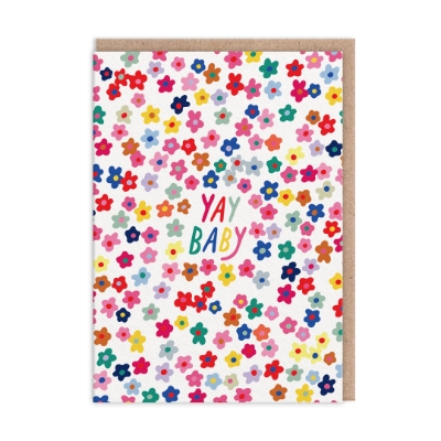 Picture of Yay Baby Flowers New Baby Card