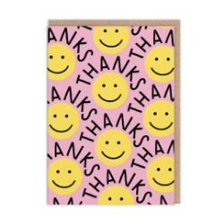 Picture of Smiley Faces Thank You Card