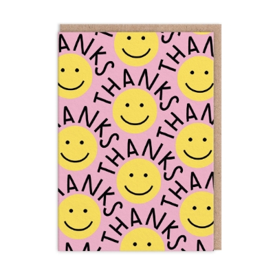 Picture of Smiley Faces Thank You Card