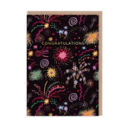 Picture of Fireworks Congratulations Card