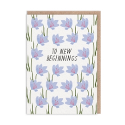 Picture of To New Beginnings Greeting Card