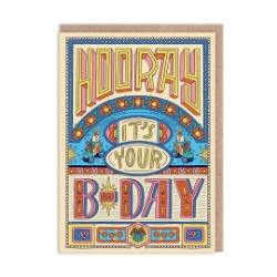 Picture of Hooray It's Your Birthday Card