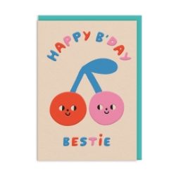 Picture of Cherries Happy Birthday Card