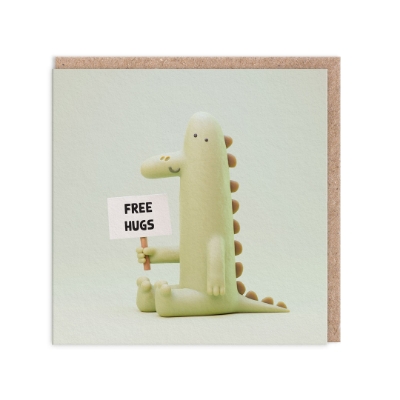 Picture of Model Dinosaur Greeting Card