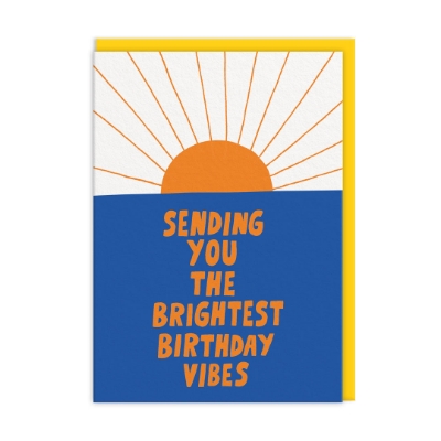 Picture of Brightest Vibes Birthday Card