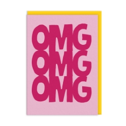 Picture of OMG OMG OMG Greeting Card