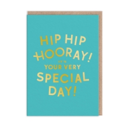 Picture of Hip Hip Hooray Special Day Birthday Card