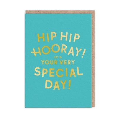 Picture of Hip Hip Hooray Special Day Birthday Card