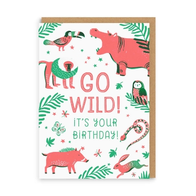 Picture of Jungle Birthday Greeting Card