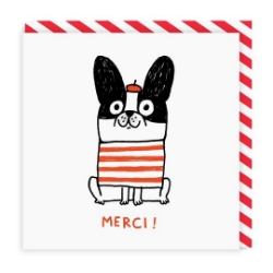 Picture of Merci Square greeting card