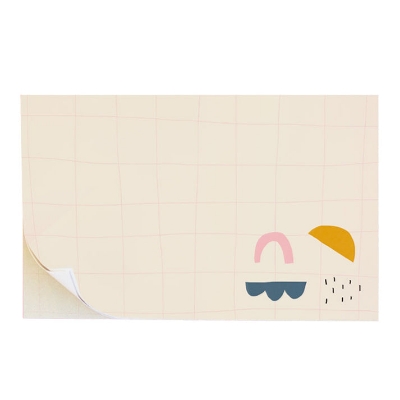 Picture of Crosshatch & Shapes Sticky Notes