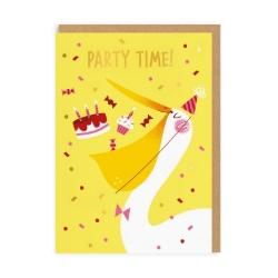 Picture of Pelican Party Time Greeting Card