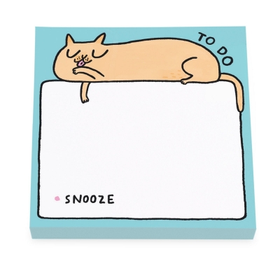 Picture of To Do Snooze Cat Sticky Notes