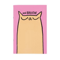 Picture of Breathe Cat A4ish Notebook