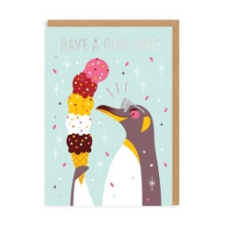 Picture of Penguin Greeting Card