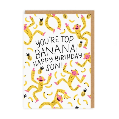 Picture of Son Top Banana Birthday Greeting Card