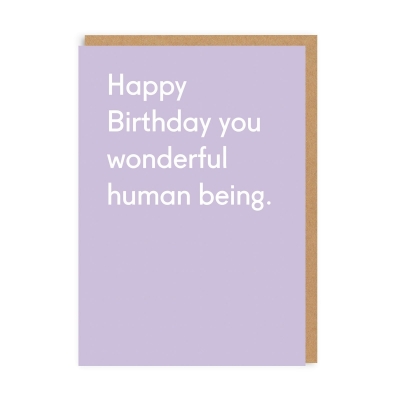 Picture of Wonderful Human Being Greeting Card