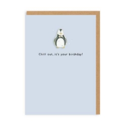 Picture of Penguin Enamel Pin Greeting Card