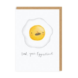 Picture of Dad Youre Eggcellent Greeting Card